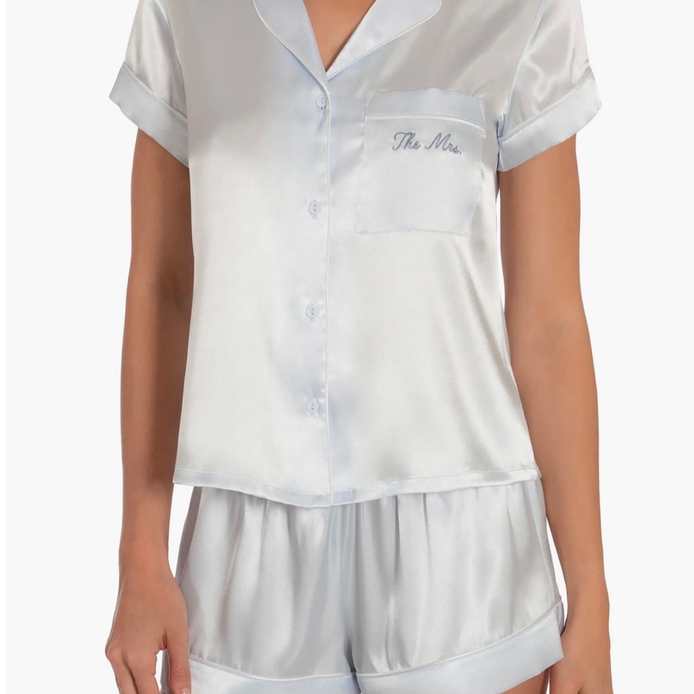The Mrs. Blue Bridal Pajama Set